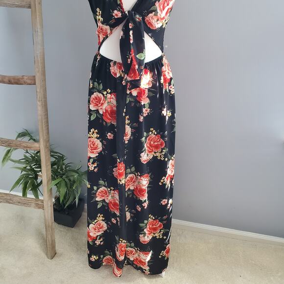 Minette Sleeveless Floral Maxi Sundress Size M - Picture 6 of 9